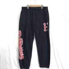 HUF : ブラック Hロゴ スウェットパンツ