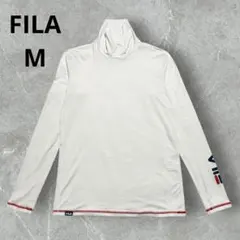 フィラ FILA レディースゴルフ 長袖モックネックシャツ M ホワイトG270