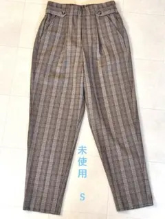 イオン　新品　チェックパンツ