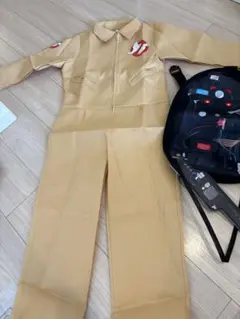 ゴーストバスターズ コスプレ衣装 子供用 ジャンプスーツ ハロウィン仮装服　Ｌ
