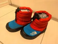 THE NORTH FACE キッズブーツ レッド/ブルー