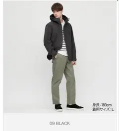 ユニクロ マウンテンパーカー ブラック Mサイズ