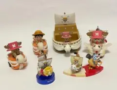 ONE PIECE ルフィ＆チョッパープルバックメリー号等　７個まとめ売り