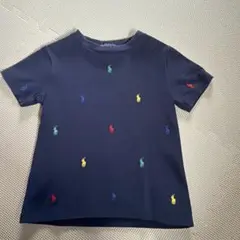 Polo Ralph Lauren マルチポニー刺繍 Tシャツ ネイビー 4T