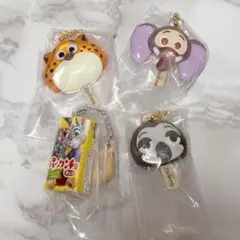 ズートピア　アイスキャンディー パックンチョ チャーム 4点セット ガチャガチャ