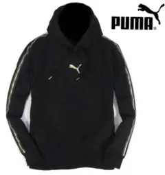 【PUMA / プーマ】裏フリース スウェット パーカー（メンズM相当・ブラック