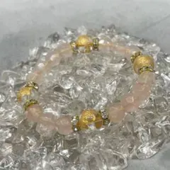 新品‼️ 天然石ブレスレット　パワーストーン　ローズクォーツ　パワーブレス　四神獣