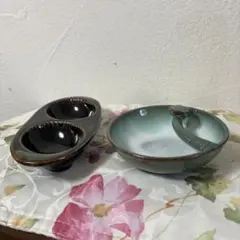 陶器製鍋 蓋付き 黒 赤い点 陶器製鍋 蓋付き 黒 赤い点 - メルカリ