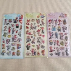 立体　シール　３枚セット　ズートピア