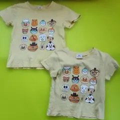 アニメキャラクターTシャツ 100cm 110cm　2枚セット