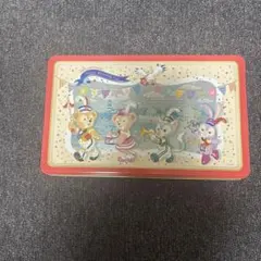 ダッフィー＆フレンズ ハッピーマーチングファン 缶