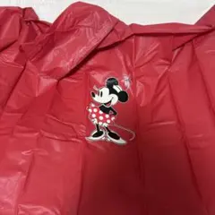 ディズニー ミニーマウス レインポンチョ レッドLのサムネイル