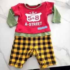乳児　70 ロンパース つなぎ