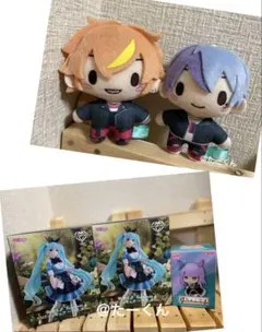 初音ミクPrincessAMPフィギュア～アリス ふわぷち　青柳冬弥　東雲彰人