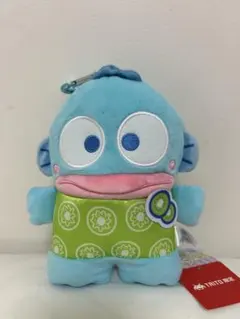 サンリオキャラクターズ　フルーツポンチ柄がま口ポーチ　ハンギョドン