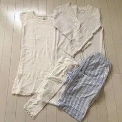 ジェラートピケ　ワンピース　カーディガン　パンツ