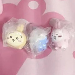 ちいかわ ソフビフィギュア4 ちいかわ ハチワレ うさぎ 3個セット