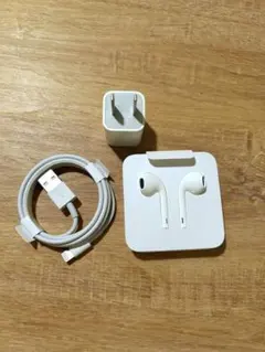 Apple純正 イヤホン ライトニングケーブル等 3点セット 新品未使用
