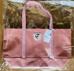 フェイラー オールドテディガール ワッペントートバッグ ピンク 大