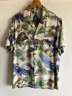 激レア 60s ビンテージ Penneys 和柄 レーヨン アロハ 雷鳥 鷹 - メルカリ