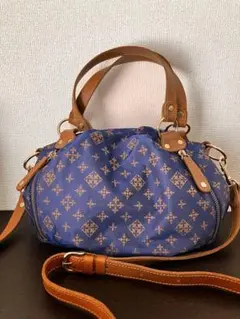 ラシット　ショルダーバッグ　青　ブルー　ハンドバッグ　トートバッグ　日本製