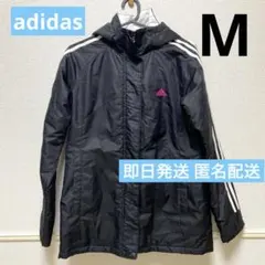 adidas アディダス アウター ウィンドブレーカー ジャージ ピンク 黒 M