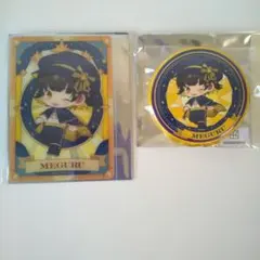 蜂楽廻 ブルーロック ホロスコープ マルイ 缶バッジ&クリアカード 2点セット