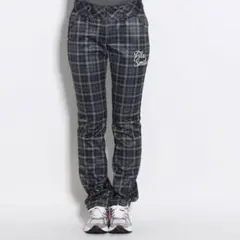 FILA GOLF チェック柄パンツ Mサイズ　防寒　内側フリース L