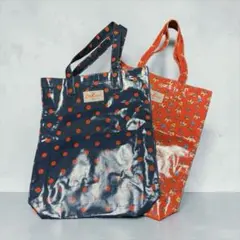 【美品】☆セットでお得☆キャスキッドソン トートバッグ 2点ドット柄 犬柄セット