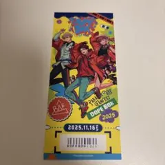 パラライ　ドプボ　チケット風カード　BAE&TCW