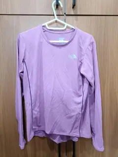 ノースフェイス GTDメランジクルー 長袖 Tシャツ NTW11289 紫 M