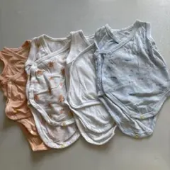 UNIQLO ベビー 肌着 ロンパース 4枚セット 60cm