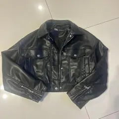 フェイクレザージャケット