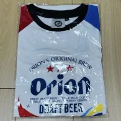 【新品未使用】オリオンビール 赤青ツートン 半袖 Tシャツ M
