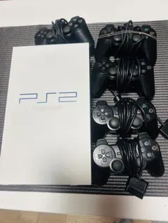 PS2本体 SCPH-5500コントローラー5台とソフト12個セットセット