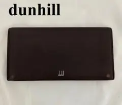 dunhill ダンヒル　カードケース　お札入れ　ブラウン　レザー　メンズ