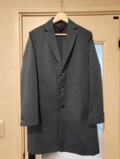 【美品】ÉDIFICE ステンカラーコート ネイビー スプリングコート