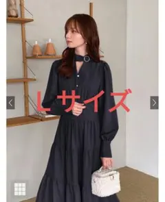 グレイル　GRL★ネイビーワンピース【tg610】