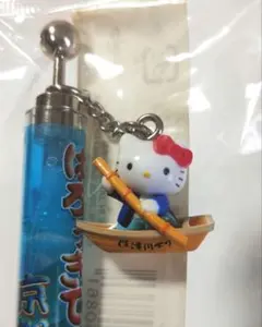 Hello Kitty　ご当地キティ　ボールペン　京都限定　保津川下りバージョン