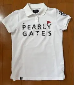 30周年限定PEARLY GATES ホワイトポロシャツ