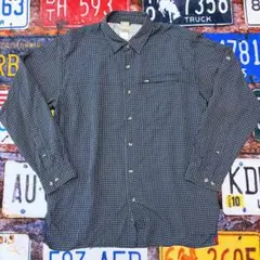 あ*ん様 THE NORTH FACE 長袖シャツ チェック ネイビー L アウ