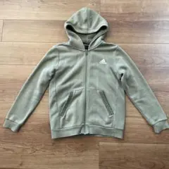 adidas オリーブ フルジップパーカー