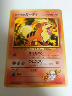 カツラのガーディ ポケモンジム第3弾 グレンタウンジム カツラ - メルカリ