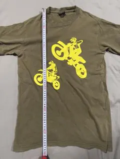 old Stussy バイクライダー Tシャツ S オリーブ