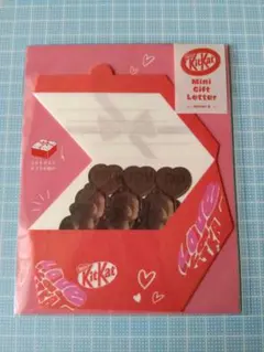 同梱で10%引! 古川紙工 ☆ KITKAT ミニギフトレター ☆ レッド