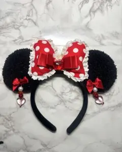 ミニーマウス風カチューシャ