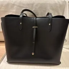 ブラックレザー ビジネスバッグ