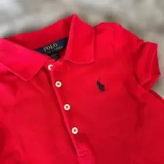 POLO RALPH LAUREN ポロシャツ 赤 4/4T キッズ