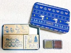 スヌーピー 缶入りスタンプ10個セット