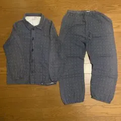 無印良品 ドット柄パジャマ 上下セット 125-140